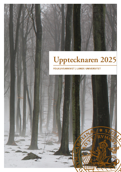 Omslag Upptecknaren 2025