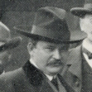 Folkmusikupptecknare och stadsnotarie Nils Andersson, Lund (1864-1921). Juryn. Spelmanstävlingen i Lund 1907. SMS 35.