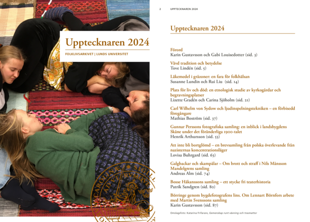 Omslag med innehåll