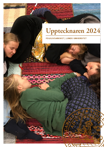 Omslag Upptecknaren 2024