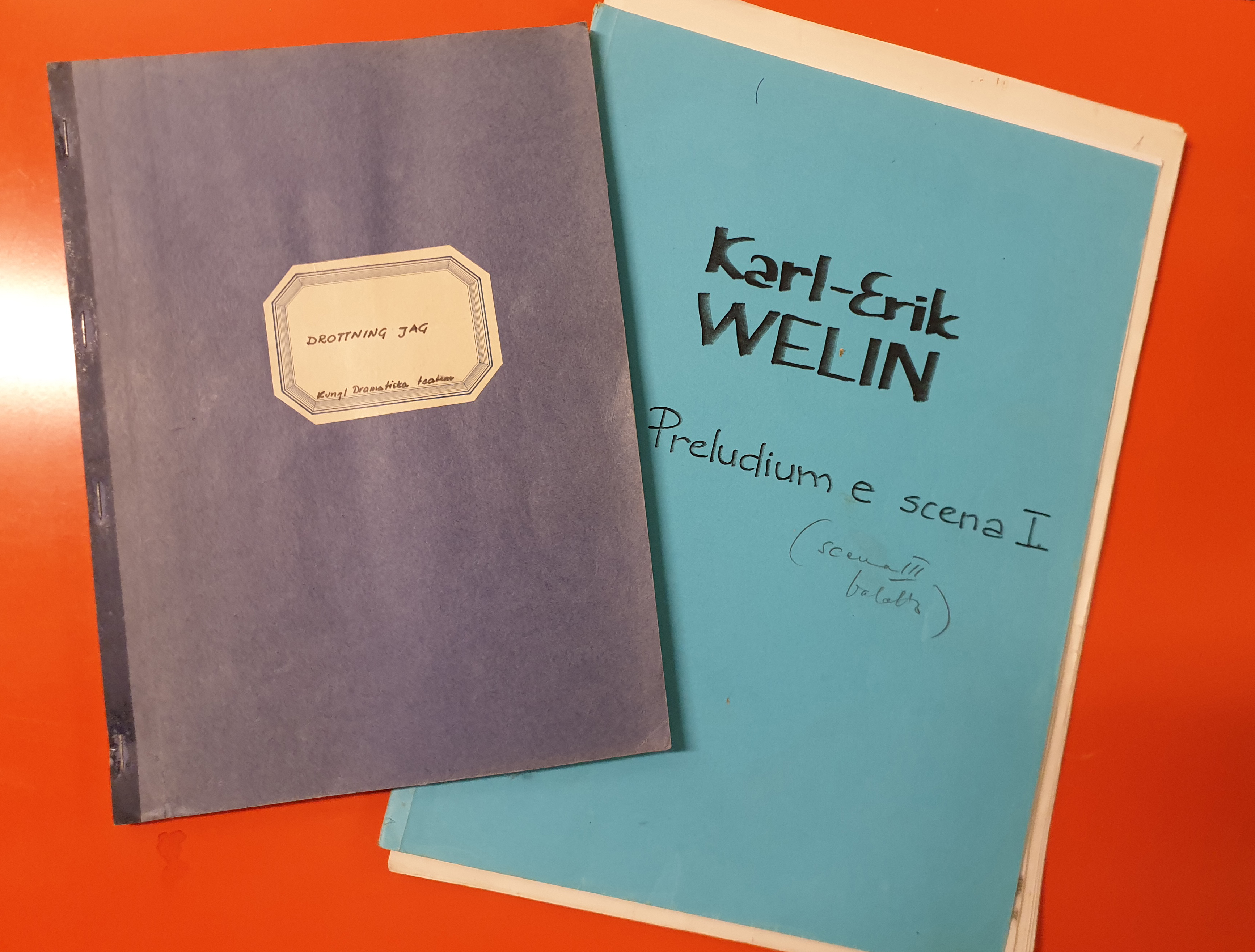 Noter ur Karl-Erik Welins samling.